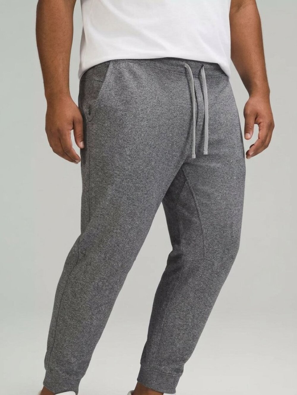 Lululemon City Sweat Jogger Men's Heathered Gray French Terry Tapered | Size XL